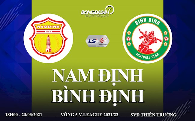 Xem trực tiếp bóng đá Nam Định vs Bình Định vòng 5 V-League 2021