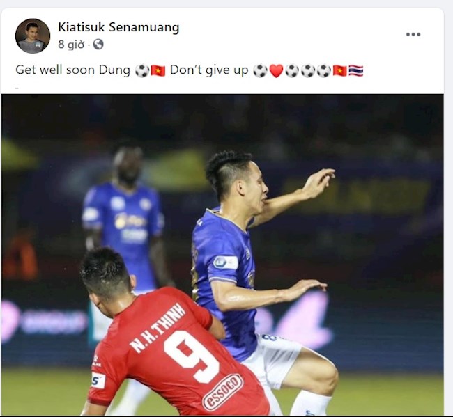 Kiatisuk động viên, báo Thái Lan xót xa cho Hùng Dũng hình ảnh
