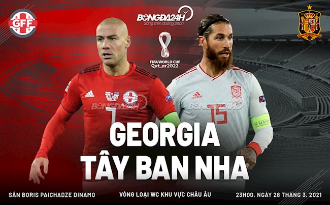 Nháº­n Ä'á»‹nh Bong Ä'a Georgia Vs Tay Ban Nha 23h00 Ngay 28 3