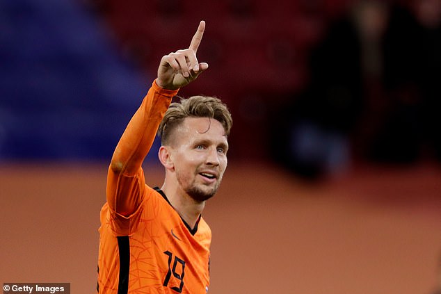 Luuk De Jong là cầu thủ ấn định tỷ số 2-0 cho Hà Lan