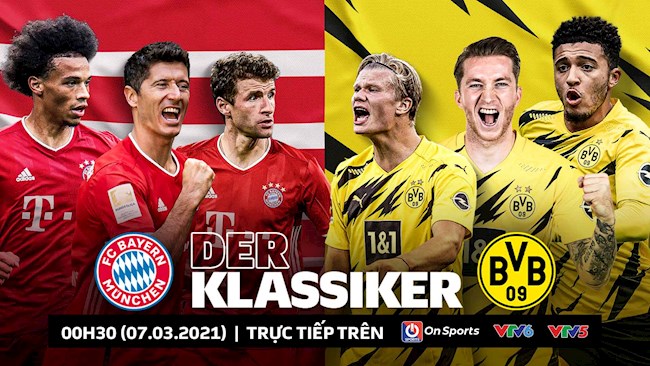 Bayern Munich vs Borussia Dortmund (00h30 ngày 07/3): Những con số đáng chú ý xoay quanh Der Klassiker