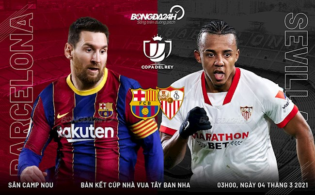 Barca vs Sevilla cup Nha vua