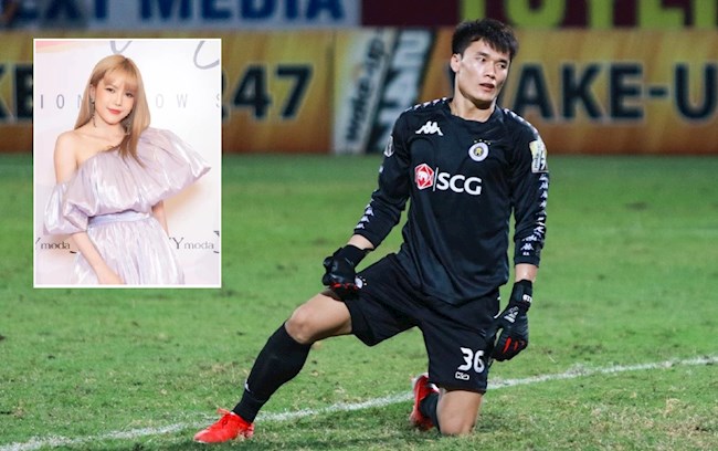 Thủ môn Bùi Tiến Dũng và bạn gái cũ Sơn Tùng MTP xuất hiện ở một sự kiện thời trang