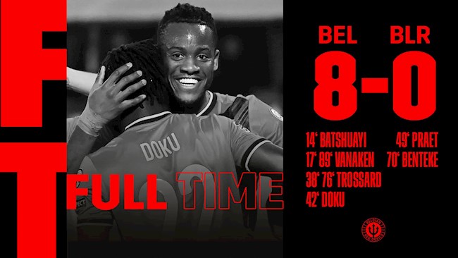 Kết quả Bỉ vs Belarus trận đấu vòng loại World Cup 2022 hình ảnh