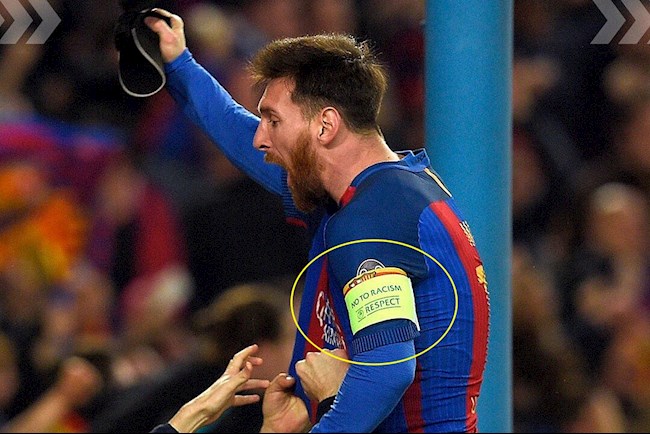 Chiếc băng đội trưởng của Lionel Messi