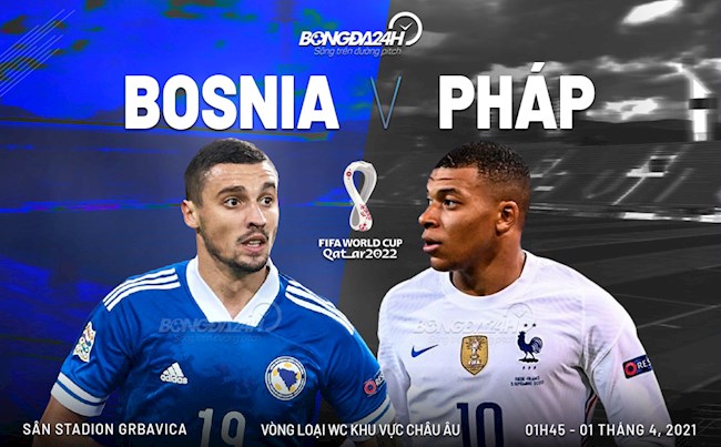Bosnia vs Pháp