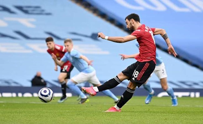 Bruno Fernandes khẳng định không trốn tránh áp lực đá 11m cho MU hình ảnh