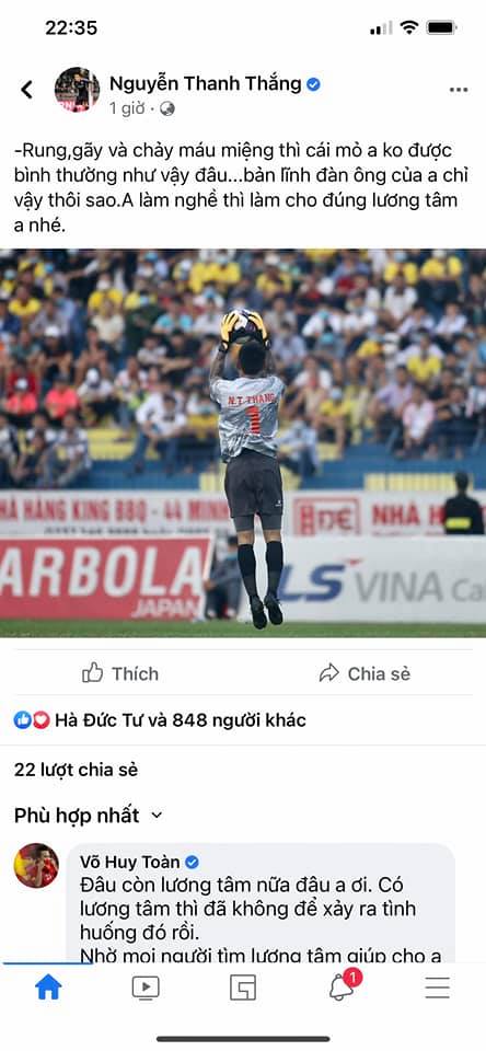 Bị tố đánh trọng tài, Thanh Thắng bất ngờ đưa ra tuyên bố cực gắt hình ảnh