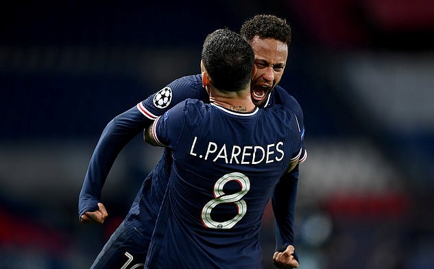 Neymar va Paredes PSG an mung