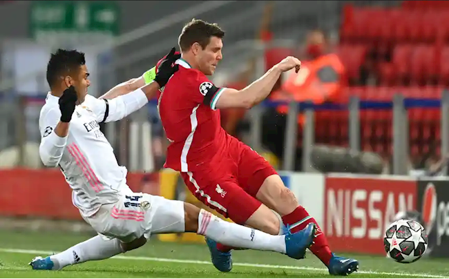 Ngậm ngùi dừng bước, Milner vẫn khăng khăng Liverpool hay hơn Real