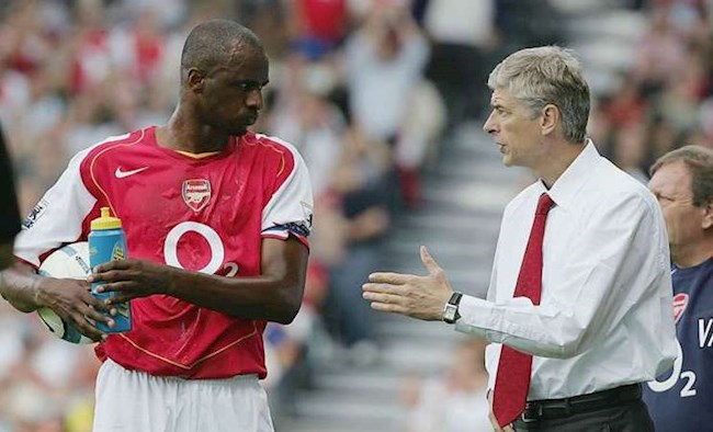 Patrick Vieira va Wenger