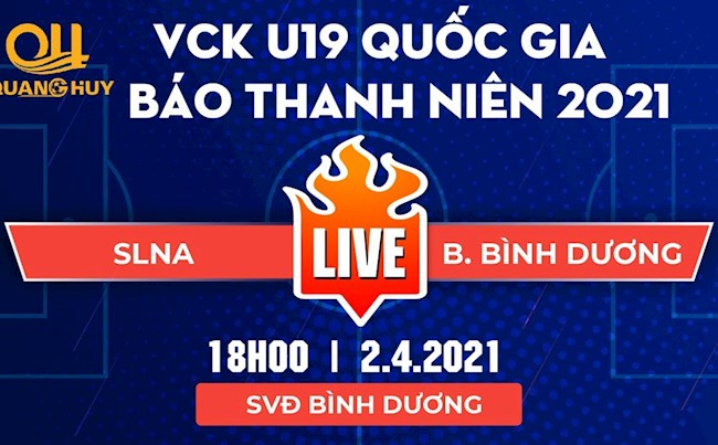 u19 binh duong vs u19 slna-Trực tiếp SLNA vs Bình Dương (U19 Quốc gia 2/4/2021) link xem VFF Channel 