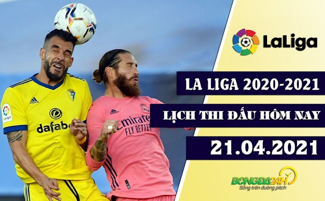 Lịch thi đấu Tây Ban Nha - La Liga hôm nay 2142021 LTD TBN hình ảnh