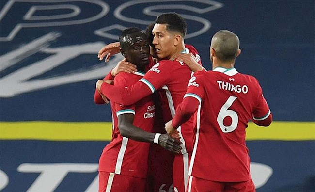 Liverpool chỉ có kết quả hòa 1-1 trước Leeds