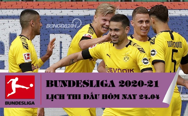 LTD, lịch trực tiếp Bundesliga 2020/21 hôm nay 24/4