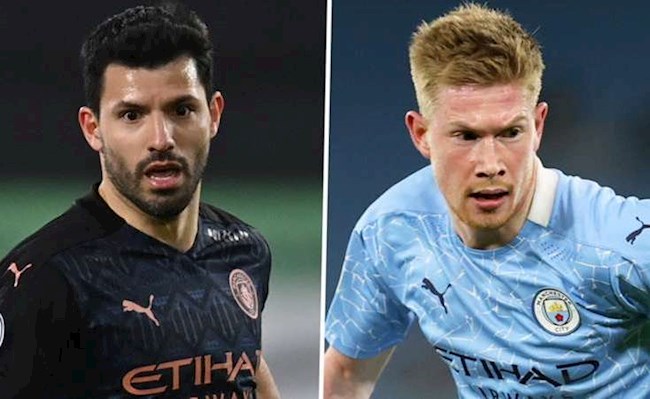Aguero va De Bruyne