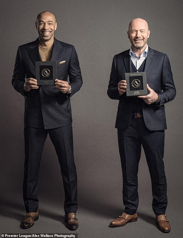 Premier League vinh danh huyền thoại Henry và Shearer hình ảnh