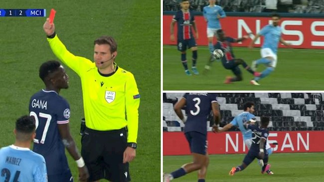 Tình huống Idrissa Gueye phải nhận thẻ đỏ Tình huống Idrissa Gueye phải nhận thẻ đỏ