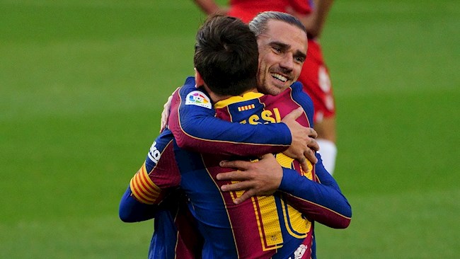 Griezmann vs Messi phối hợp tạo ra bàn mở tỷ số