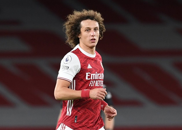 Arsenal mất David Luiz đến hết mùa giải?