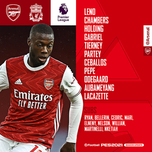 Arsenal vs Liverpool