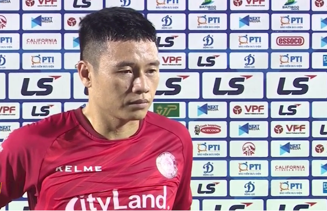 Đỗ Văn Thuận chia sẻ sau trận thắng của CLB TPHCM