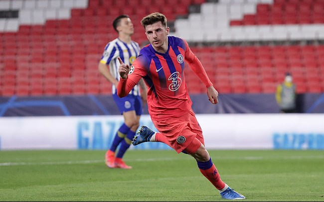 Kết quả tứ kết cúp C1FC Porto vs Chelsea: Mason Mount ăn mừng bàn thắng