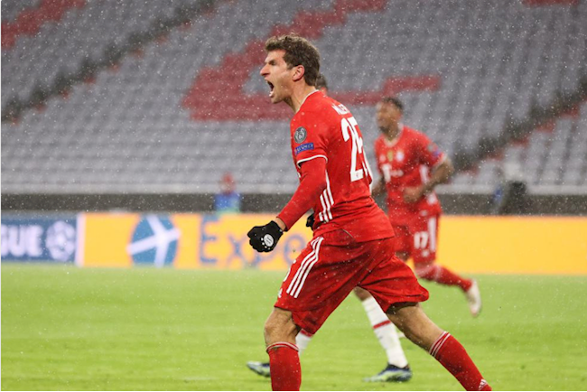 Muller đưa trận đấu trở về vạch xuất phát