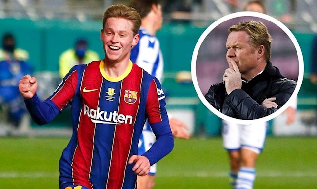 De Jong không muốn trở thành Koeman thứ 2 ở Barca
