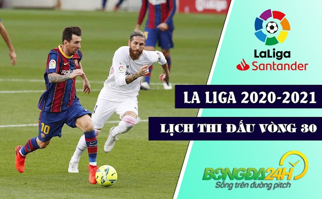 Lịch thi đấu và trực tiếp BD TBN La Liga 20202021 vòng 30 hình ảnh