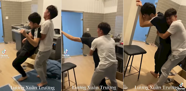 Clip Xuân Trường nhậu say quắc cần câu, đứng không vững xuất hiện trên mạng