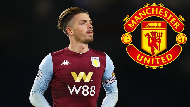 Jack Grealish được đồn đoán là mục tiêu hàng đầu của MU