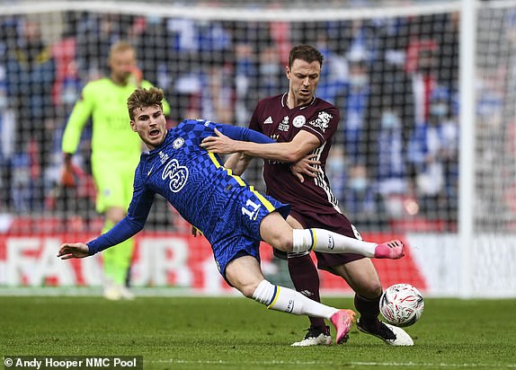 Timo Werner thi đấu tích cực nhưng không mấy hiệu quả