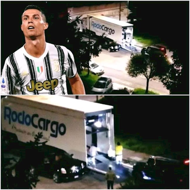 Ronaldo đã thuê người vận chuyển một số siêu xe của mình khỏi thành Turin
