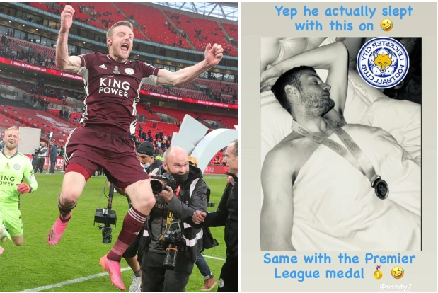 5 năm mới lại giành huy chương, và đây là phản ứng của Jamie Vardy