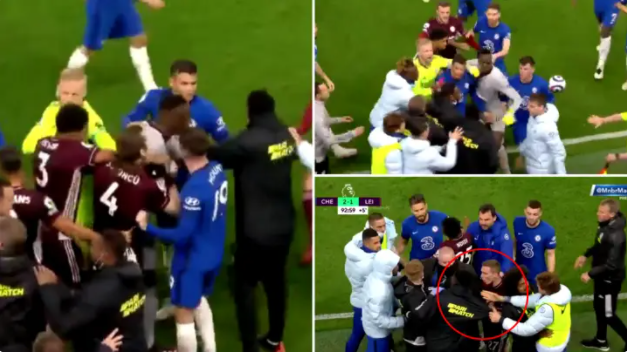 Thiago Silva ăn thua đủ với Daniel Amartey