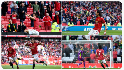 Chiêm ngưỡng siêu phẩm đưa Edinson Cavani đi vào lịch sử MU