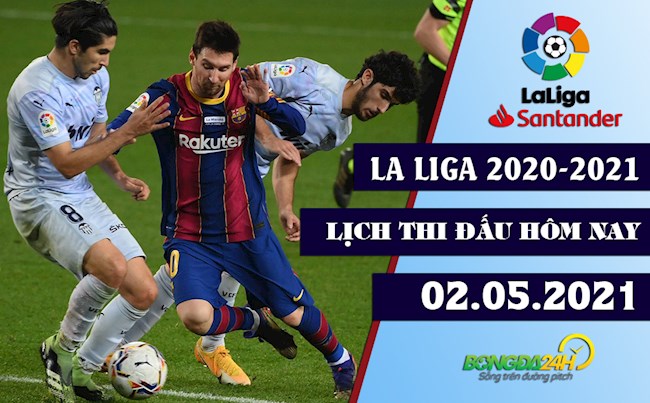 lịch bóng đá tây ban nha hôm nay Lịch thi đấu La Liga 2020/21 đêm hôm nay 2/5: Barca làm khách của "Bầy dơi"