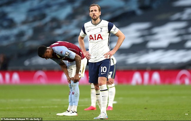 Kane bất lực không thể giúp Spurs tránh khỏi thất bại cay đắng
