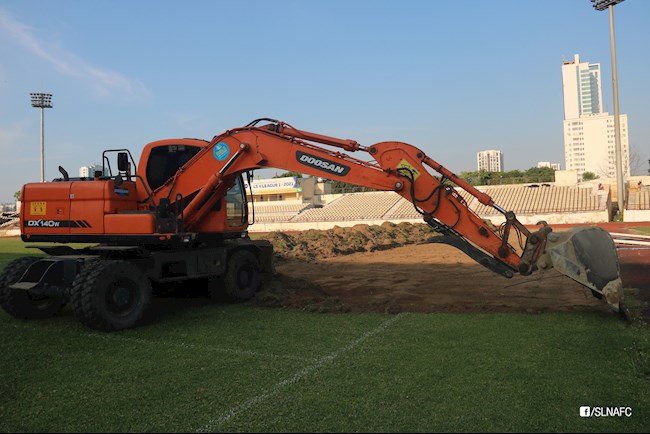 Sân Vinh được cải tạo