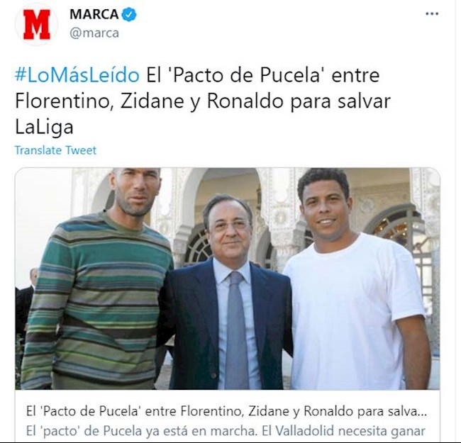 Rô béo có mối quan hệ tốt với Chủ tịch Perez và HLV Zidane