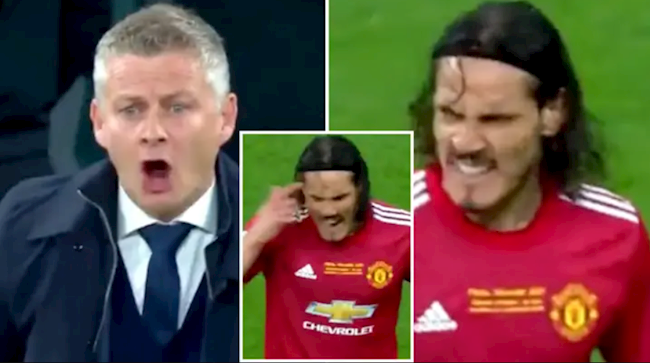 Bị quát tháo, Cavani cãi tay đôi với HLV Solskjaer