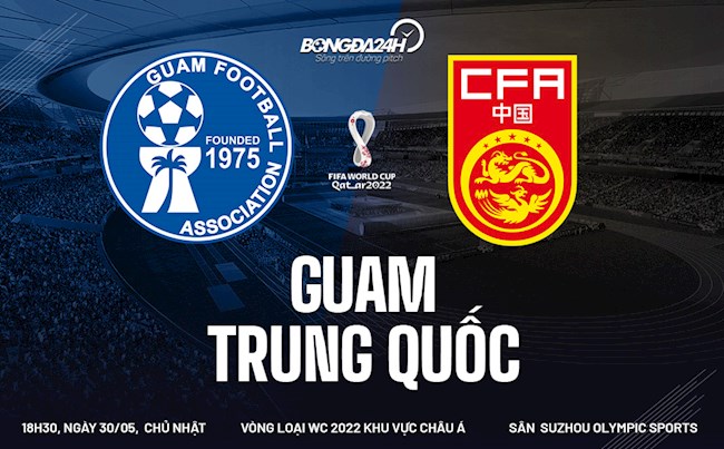 Kết quả bóng đá Guam 0-7 Trung Quốc (Vòng loại World Cup 2022) truc tiep guam vs trung quoc