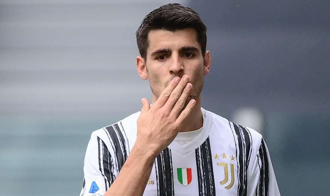 Juventus kích hoạt gia hạn mượn Morata từ Atletico Madrid hình ảnh