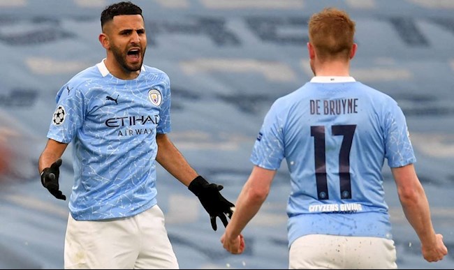 Mahrez va De Bruyne Man City
