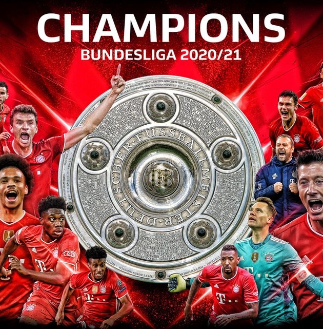 Bayern Munich vô địch Bundesliga lần thứ 9 liên tiếp