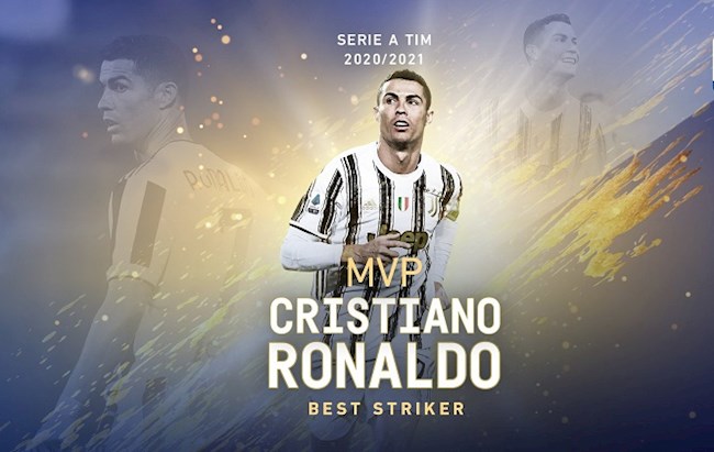 Cristiano Ronaldo nhận danh hiệu tiền đạo xuất sắc nhất Serie A mùa này