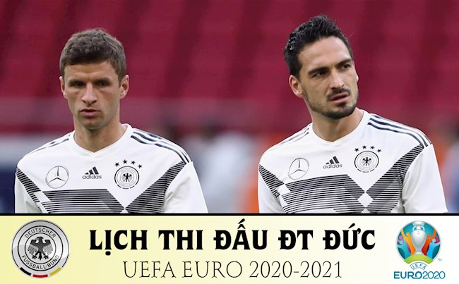 Lịch thi đấu ĐT Đức Euro 2020