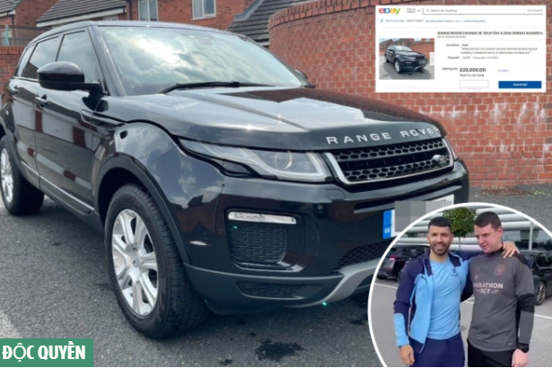 Nhân viên của Man City bán siêu xe ngay khi được Sergio Aguero trao tặng