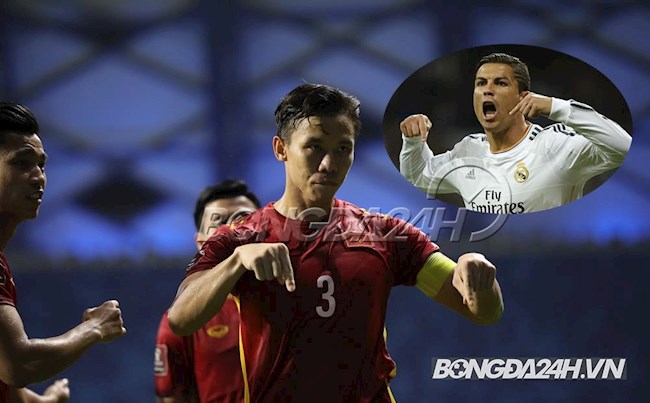 Quế Ngọc Hải ăn mừng